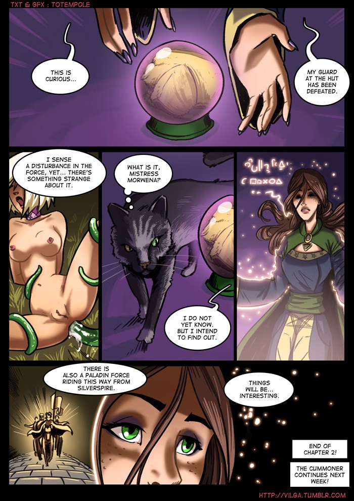 The Cummoner Part 2:Witch Morwena Porn Comic english 19