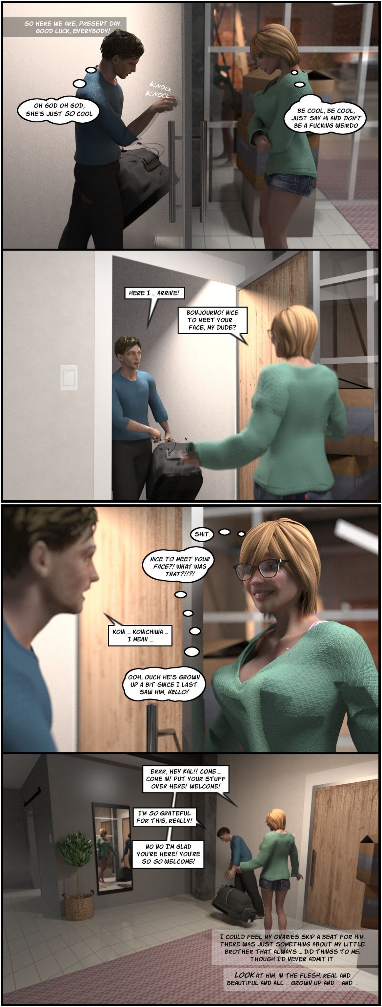 The Deliciously Awkward Family Bubble Part 1 Porn Comic english 06