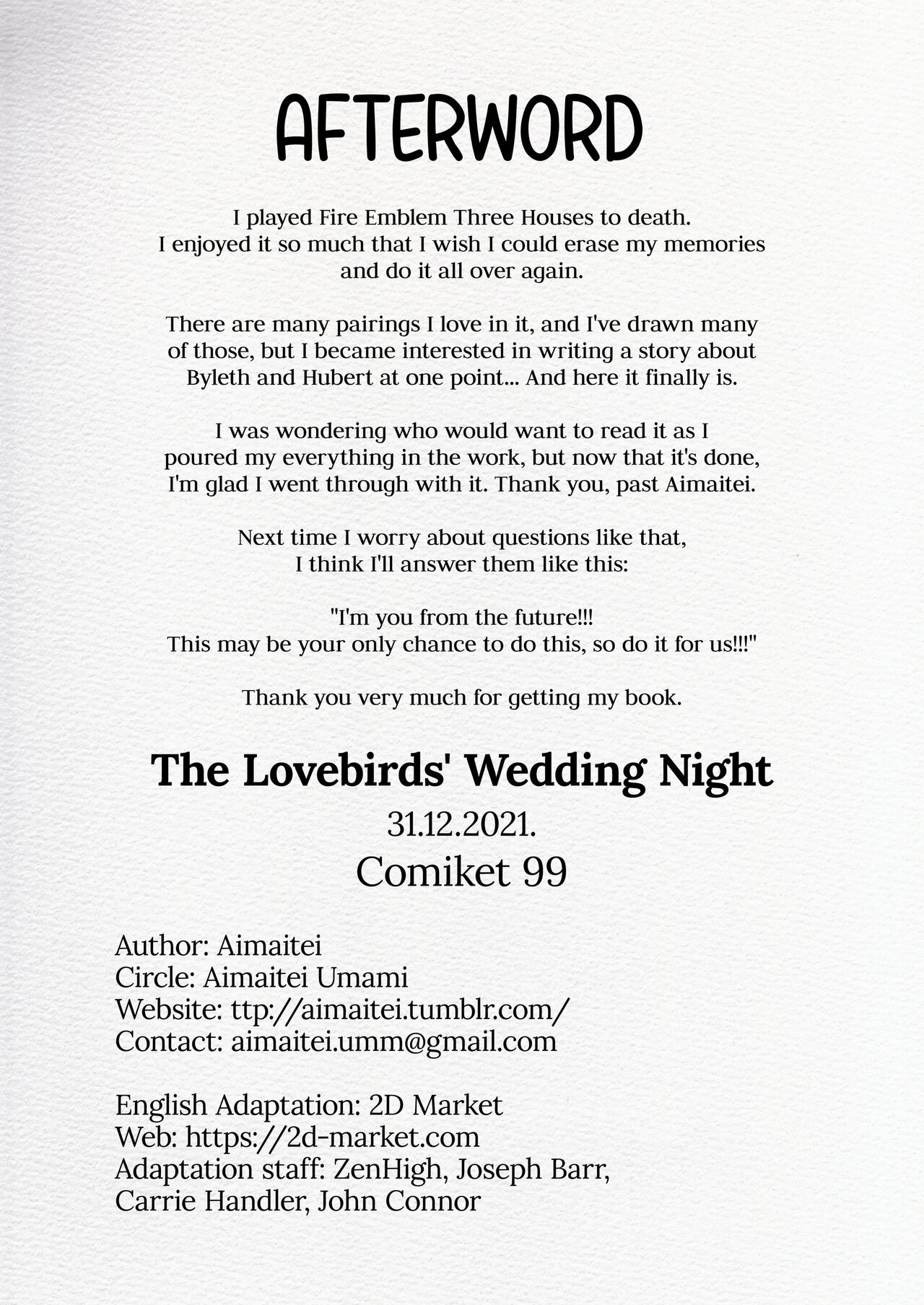 The Lovebirds’ Wedding Night Porn Comic english 24