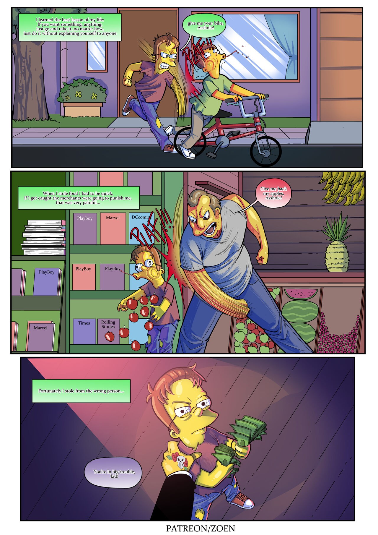 The Simpsons ”Bad Boy”  Porn Comic english 04