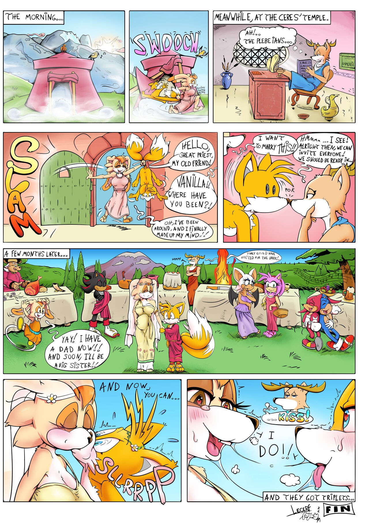 Vanilla Kidnap 2: Tails pays the price! Porn Comic english 14