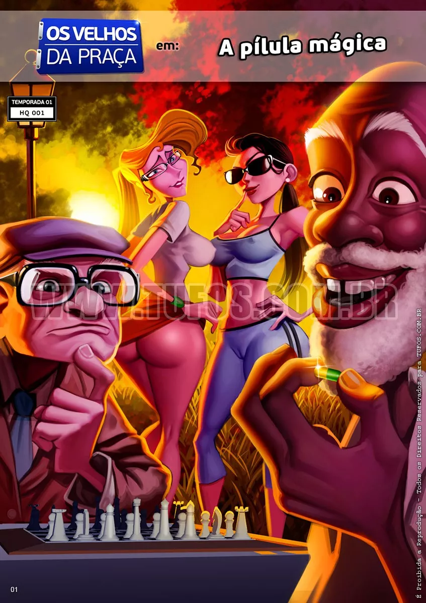 Old geezers of the park porn comics