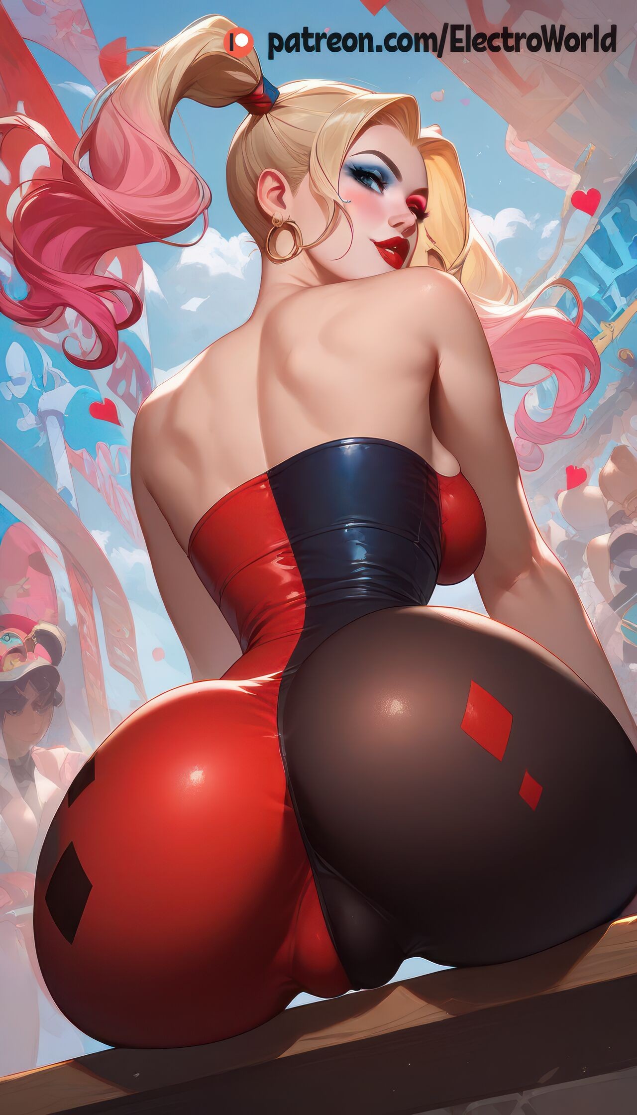 AI Generated: Harley Quinn Porn Comic english 07