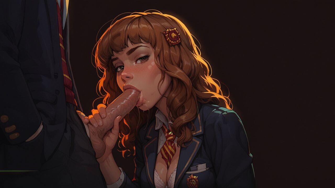 AI Generated: Hermione Granger  Porn Comic english 36