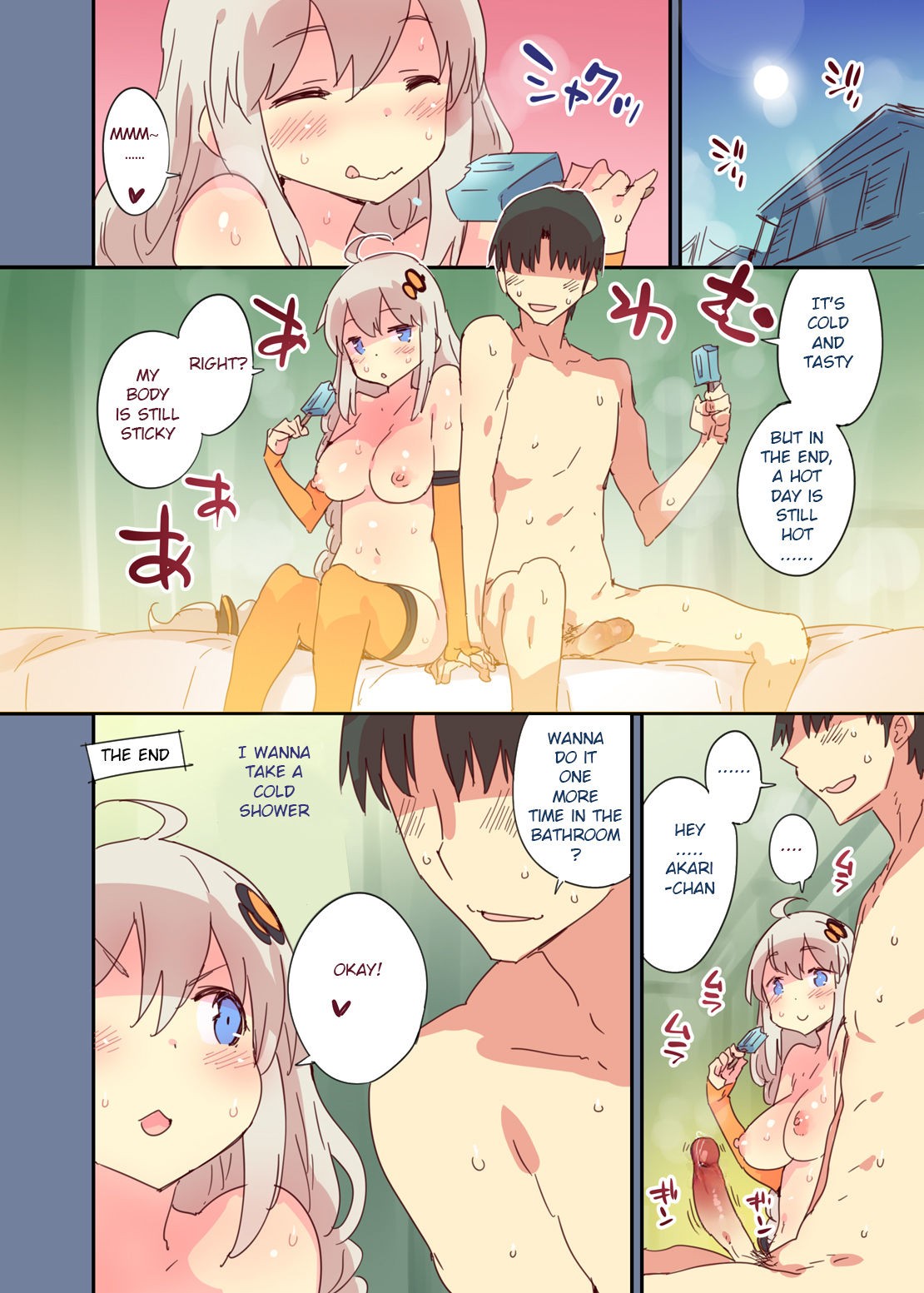 Akari Summer Runaway Porn Comic english 18