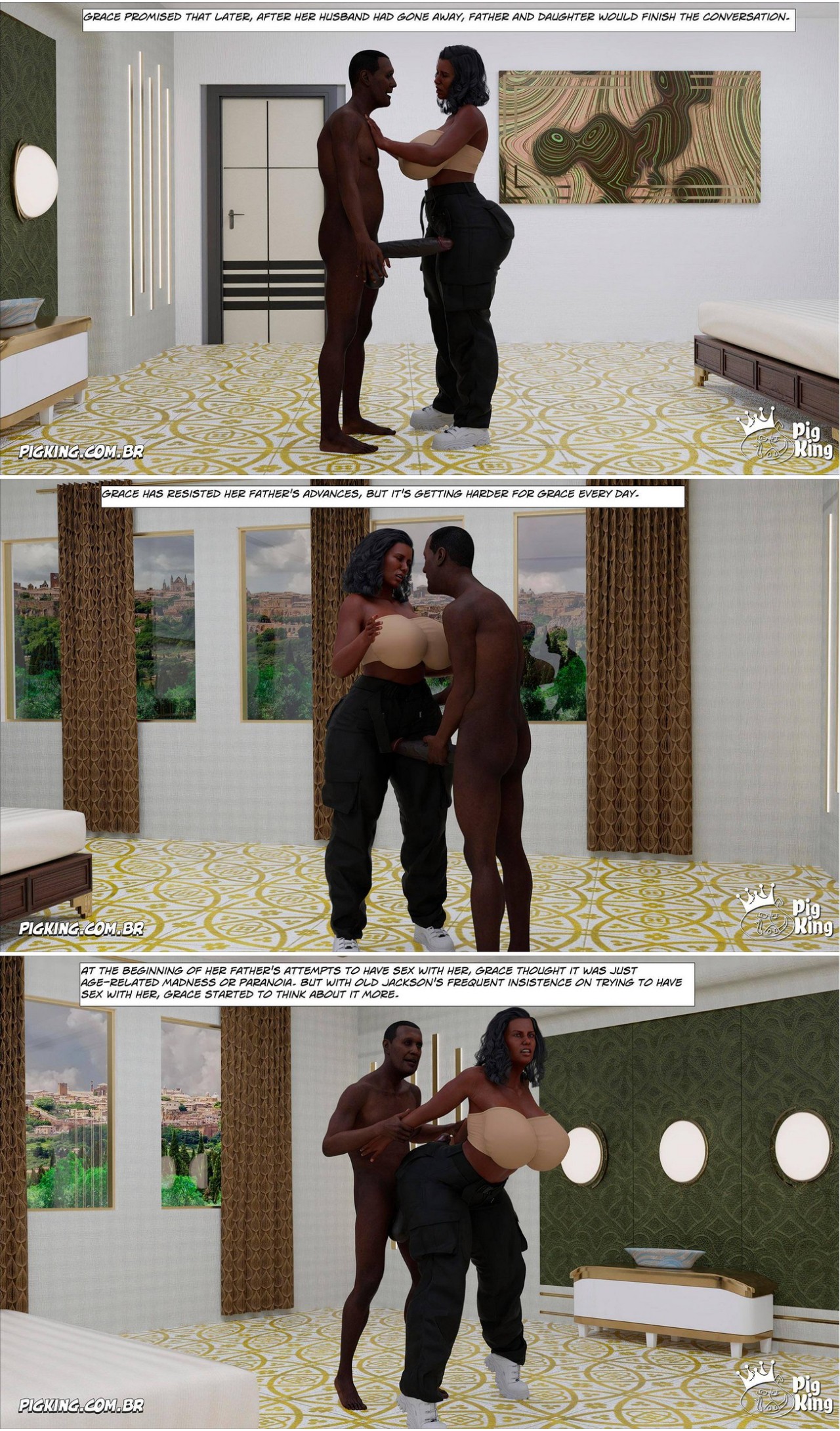 Big Black Cocks Part 4 Porn Comic english 03