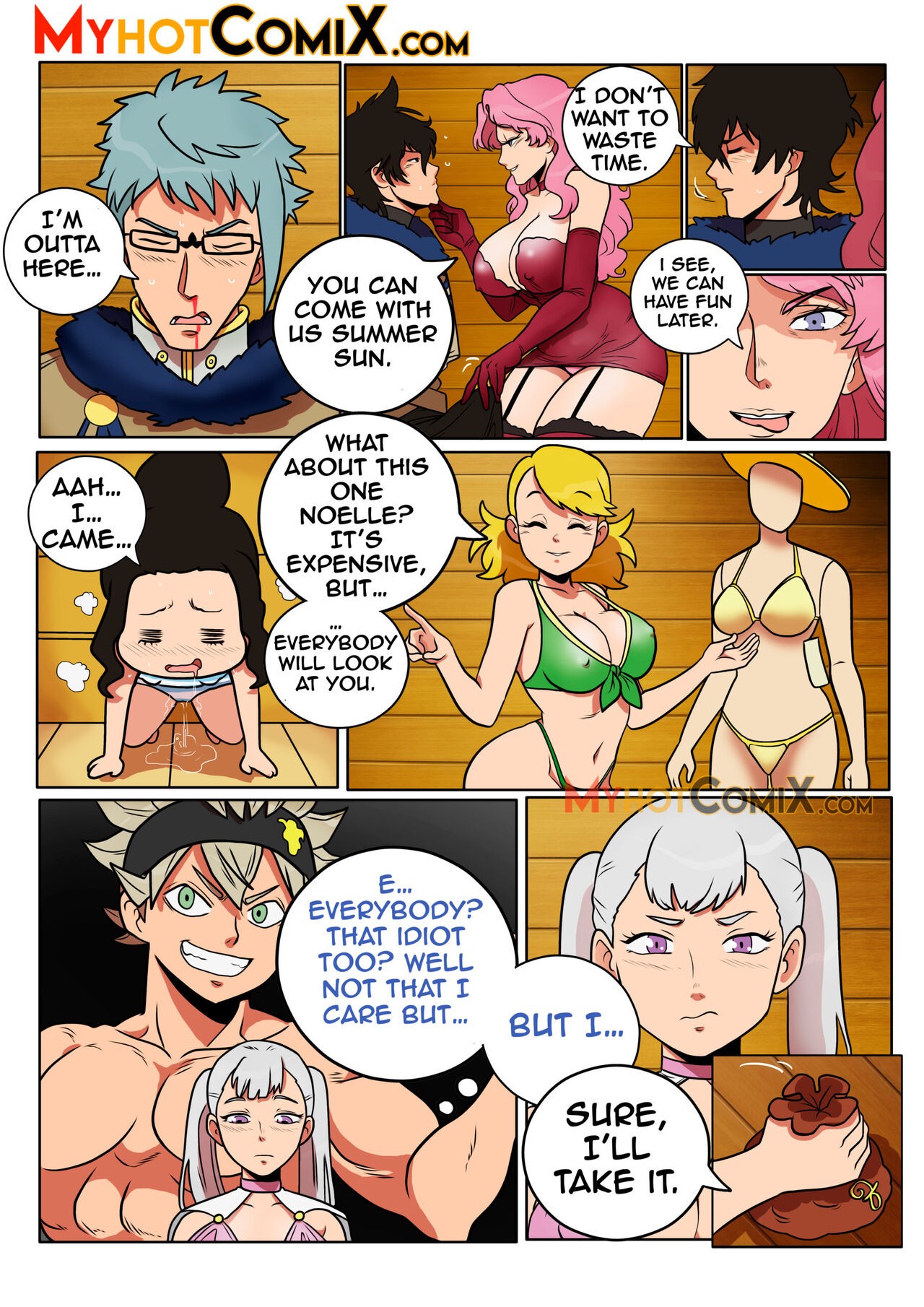 Black clover mirame! Porn Comic english 05