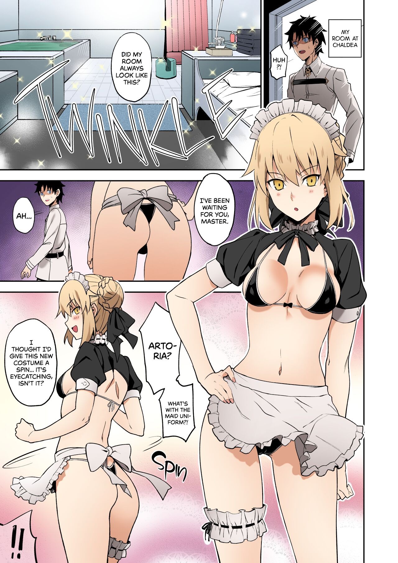 Chaldea Soapland’s Premium Maid Porn Comic english 02