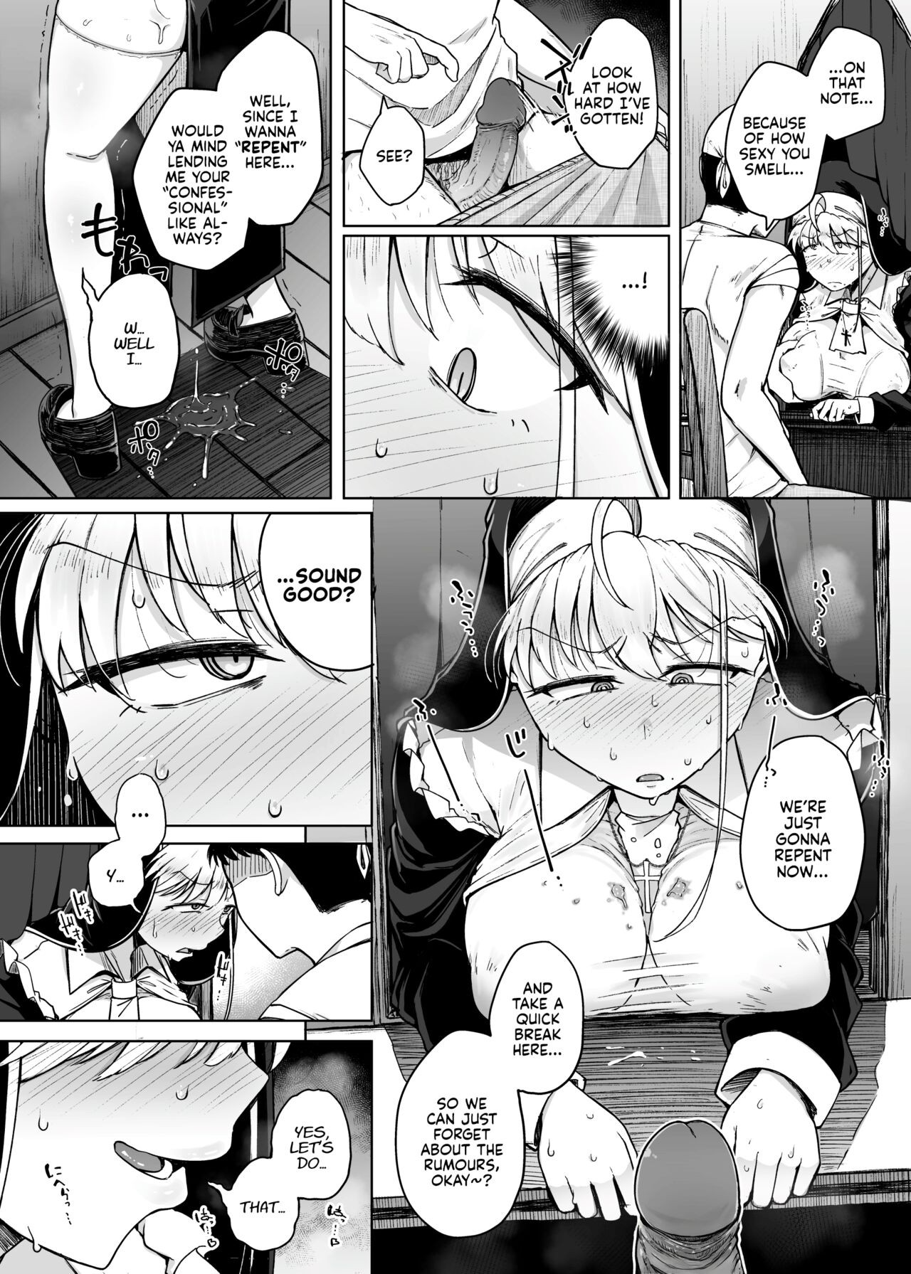 Confession Hole Part 2 Porn Comic english 32