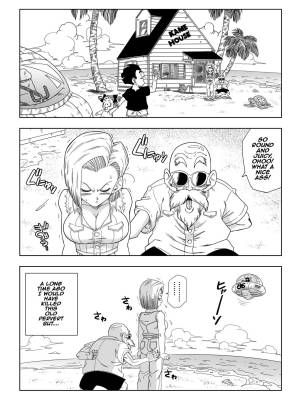 Dagon Ball: Android 18 vs Master Roshi Porn Comic english 02