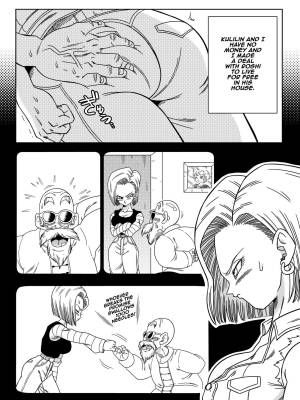 Dagon Ball: Android 18 vs Master Roshi Porn Comic english 03