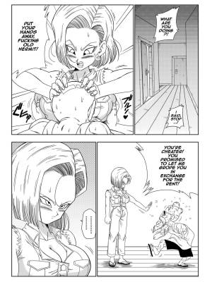 Dagon Ball: Android 18 vs Master Roshi Porn Comic english 05