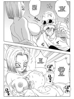 Dagon Ball: Android 18 vs Master Roshi Porn Comic english 07