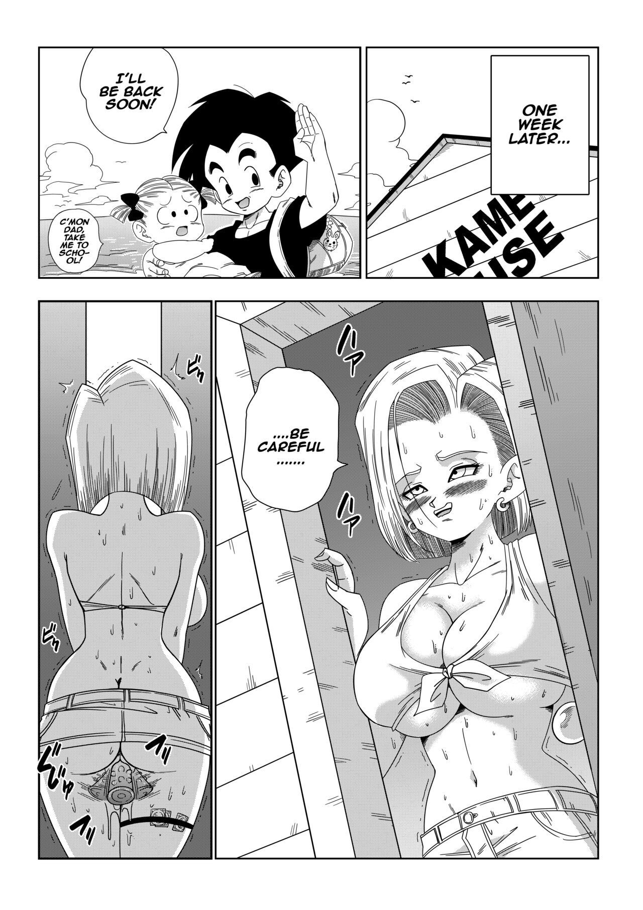 Dagon Ball: Android 18 vs Master Roshi Porn Comic english 29