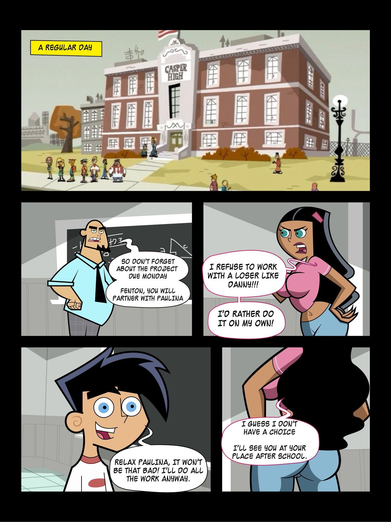 Danny Phantom Cartoon Porn - Danny Phantom In Homework Porn Comic english 02 - Porn Comic