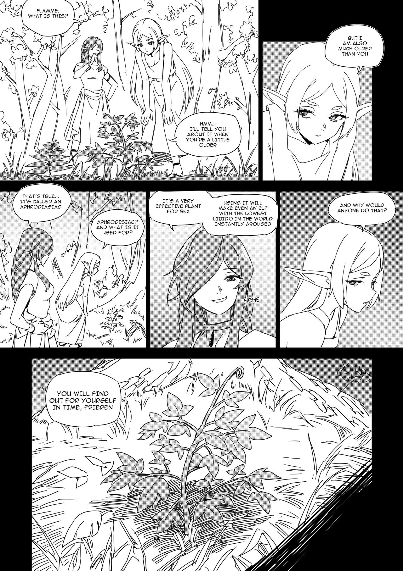 Defeated Frieren: Training Guide Porn Comic english 03