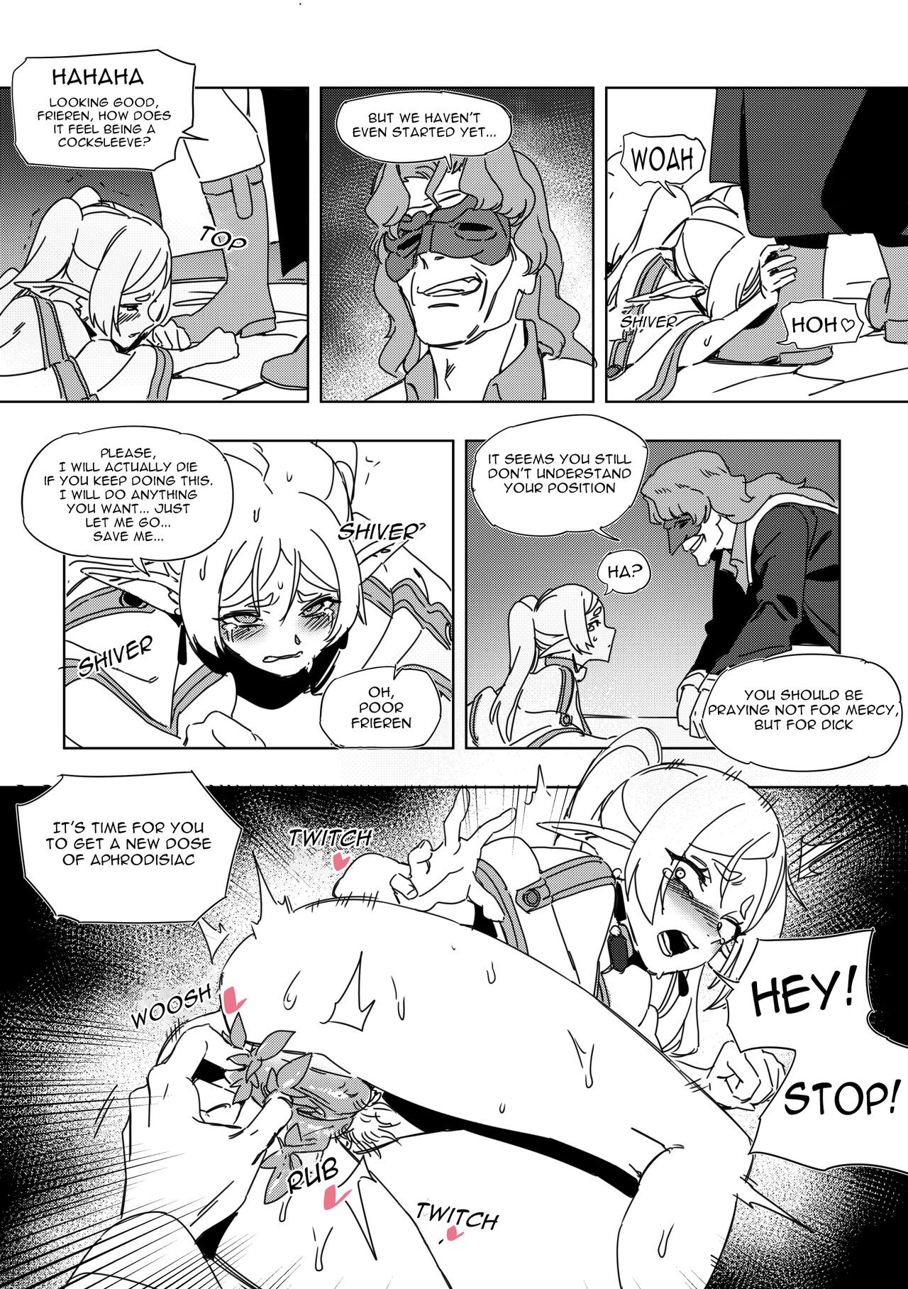 Defeated Frieren: Training Guide Porn Comic english 12