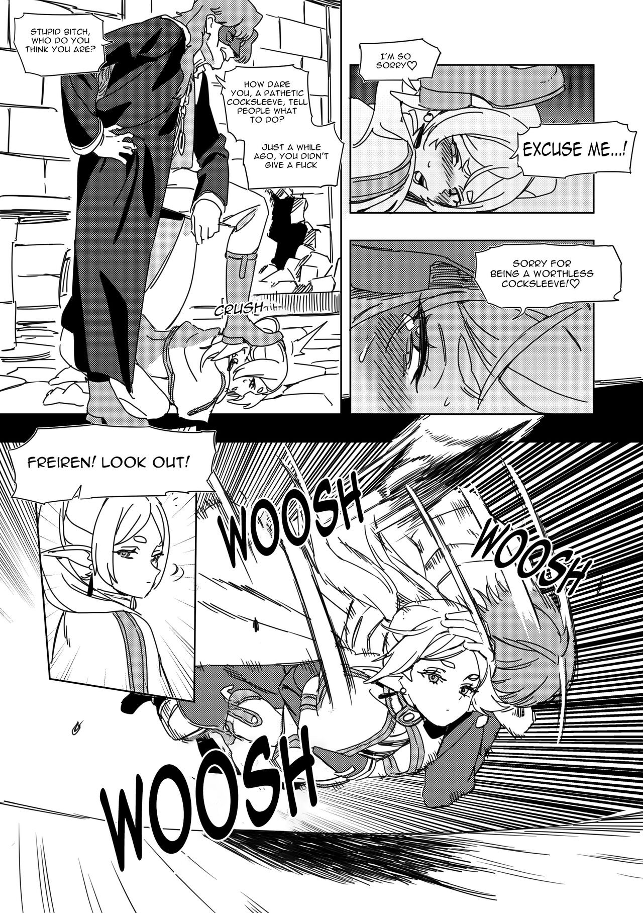 Defeated Frieren: Training Guide Porn Comic english 14