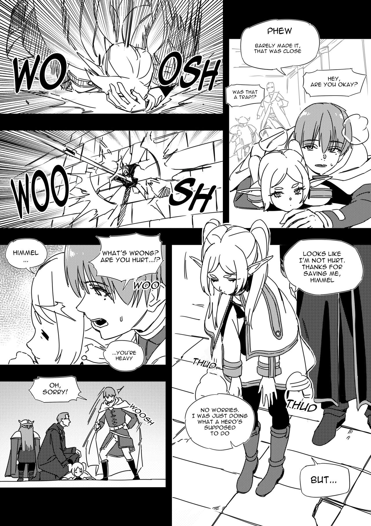 Defeated Frieren: Training Guide Porn Comic english 15