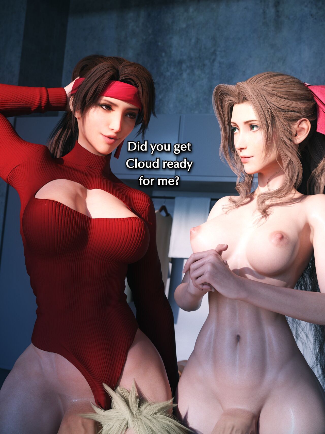 Aerith 3d porn