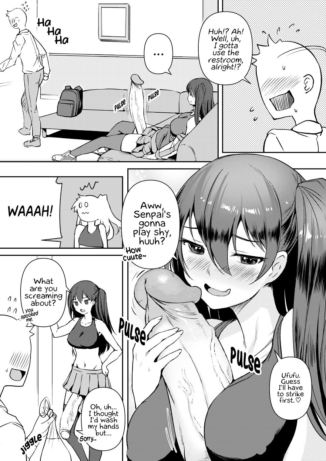 Futa Girl Friend Part 2 Porn Comic english 05