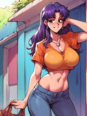 Misato: Training The New Recruit Porn Comic english 03