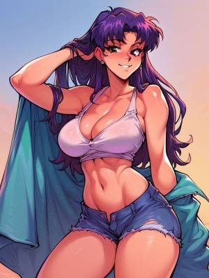 Misato: Training The New Recruit Porn Comic english 08