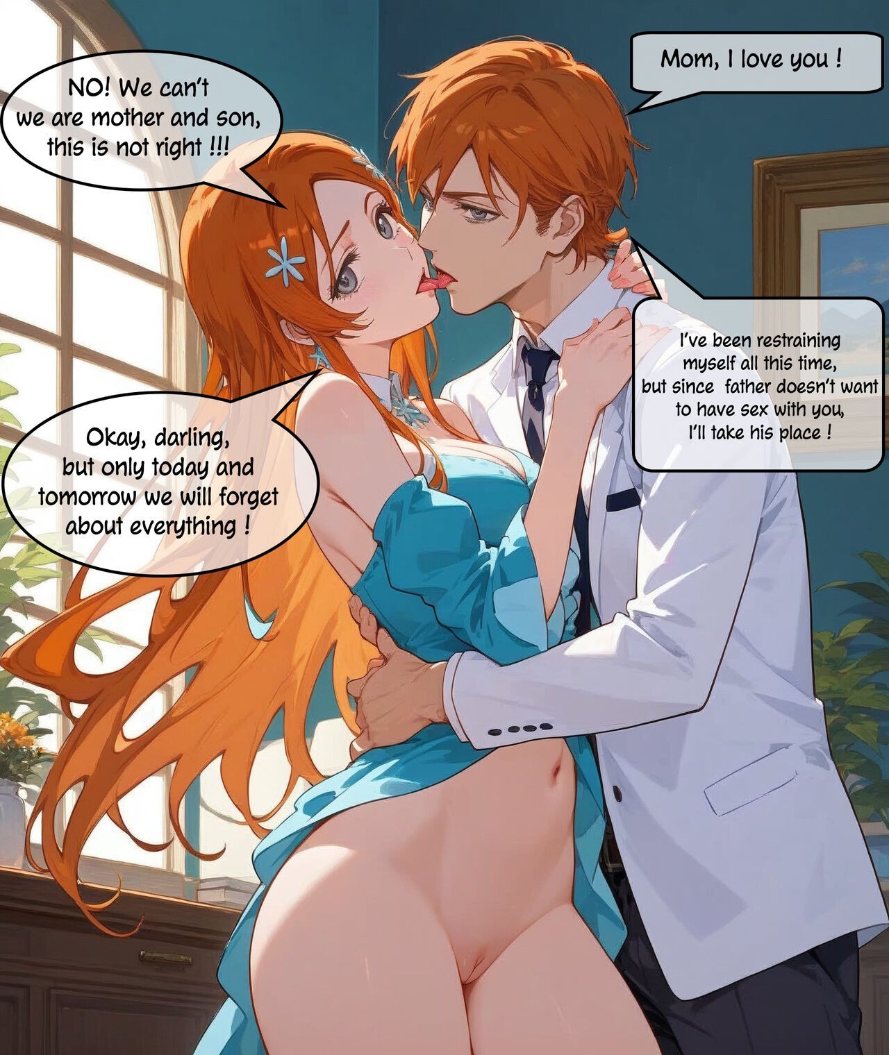 Orihime And Kazooi: The Fruit of Forbiden Love Porn Comic english 11