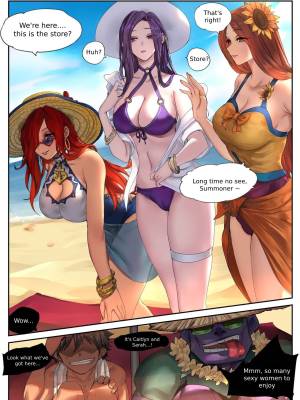 Pool Party: Summer In Summoner’s Rift Part 2 Porn Comic english 02