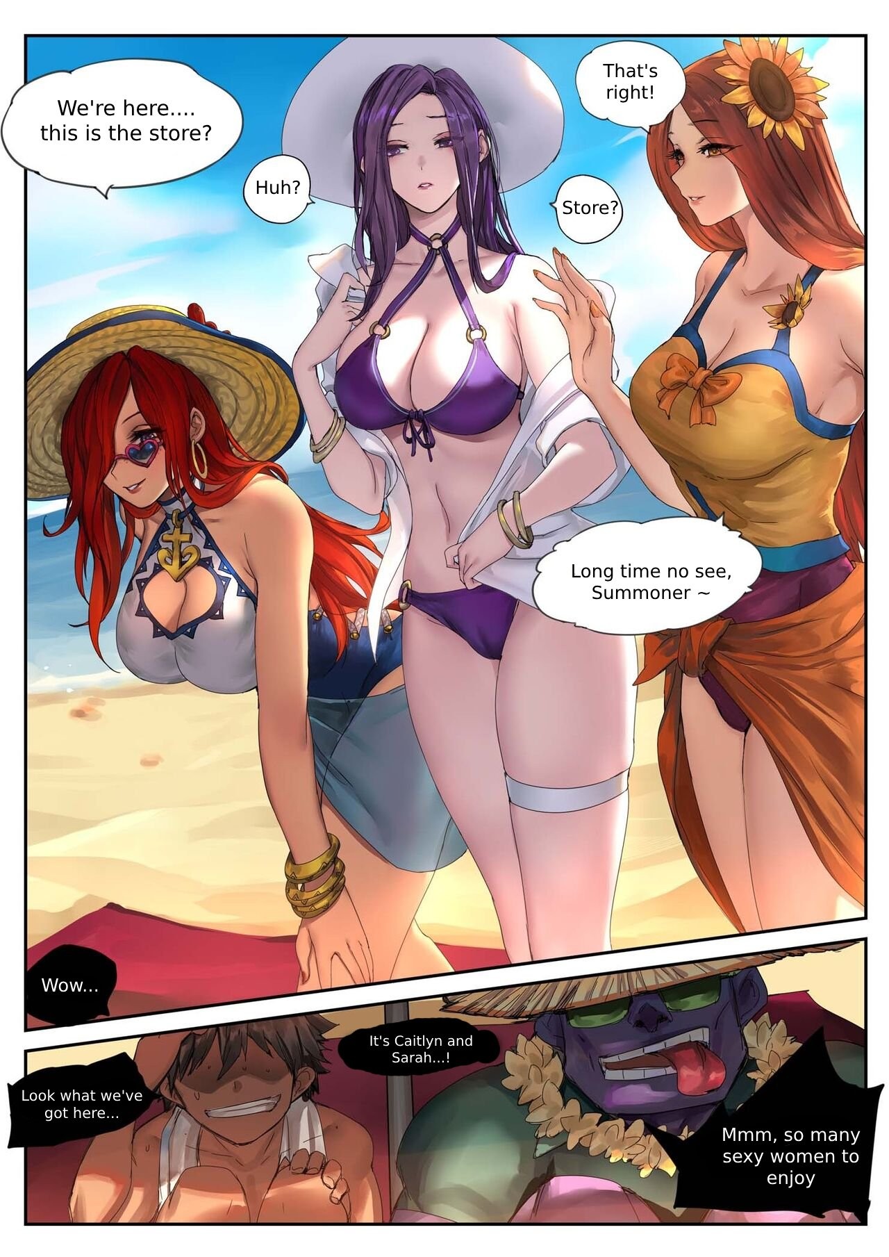 Pool Party: Summer In Summoner’s Rift Part 2 Porn Comic english 02