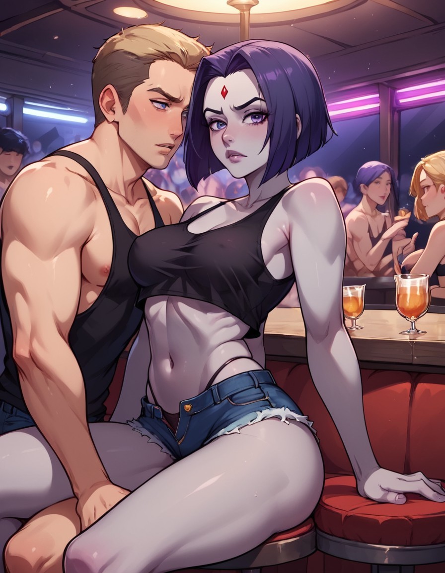 Raven: In The Club Porn Comic english 03