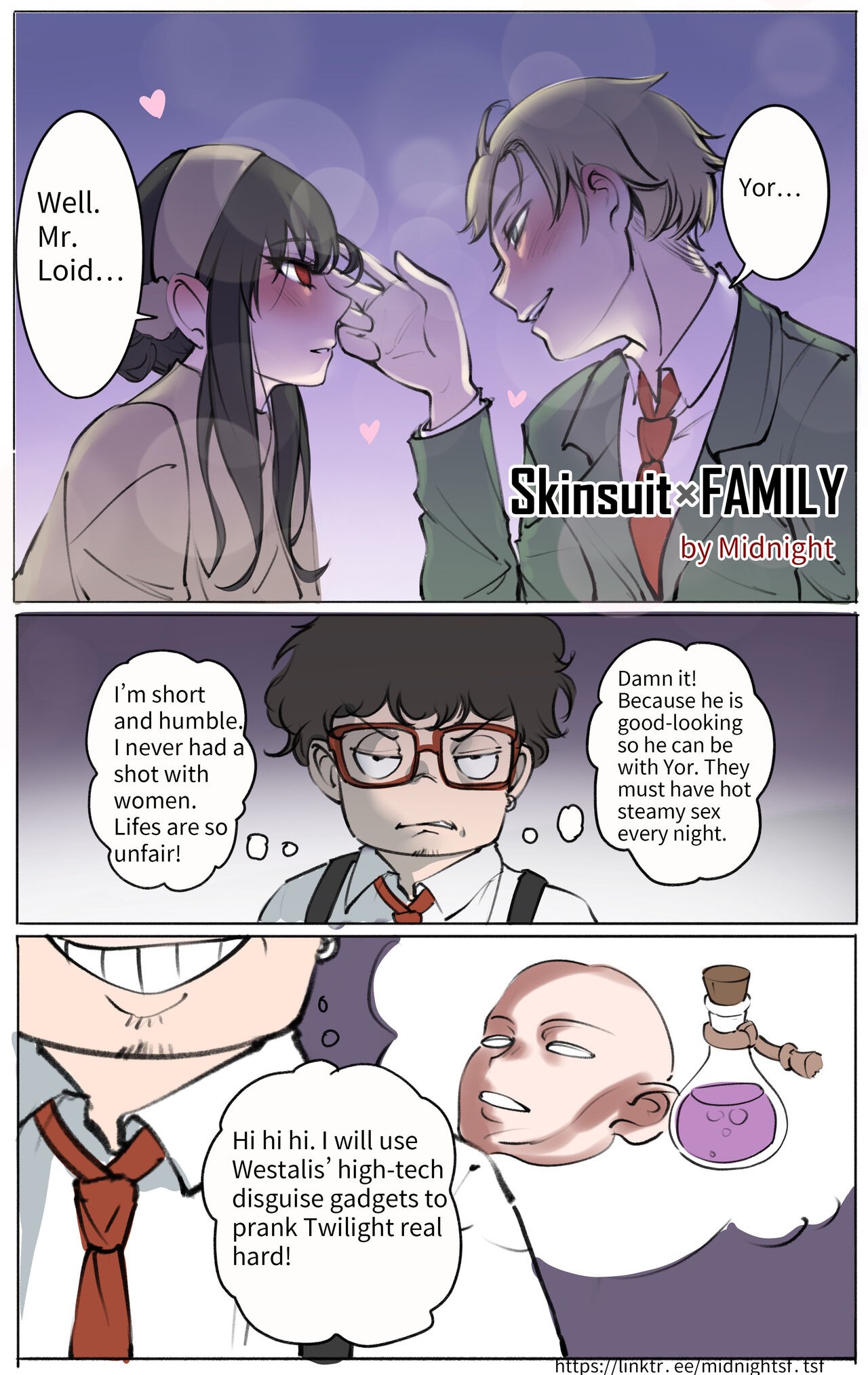 Skinsuit × FAMILY Porn Comic english 02