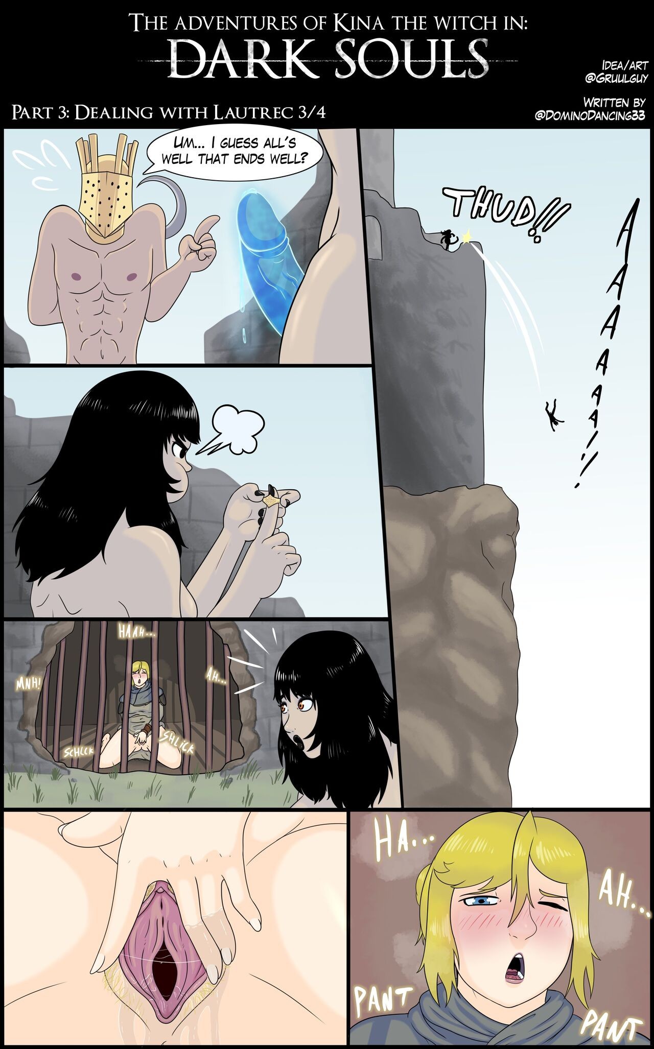 The Adventures Of Kina The Witch In Dark Souls Porn Comic english 08