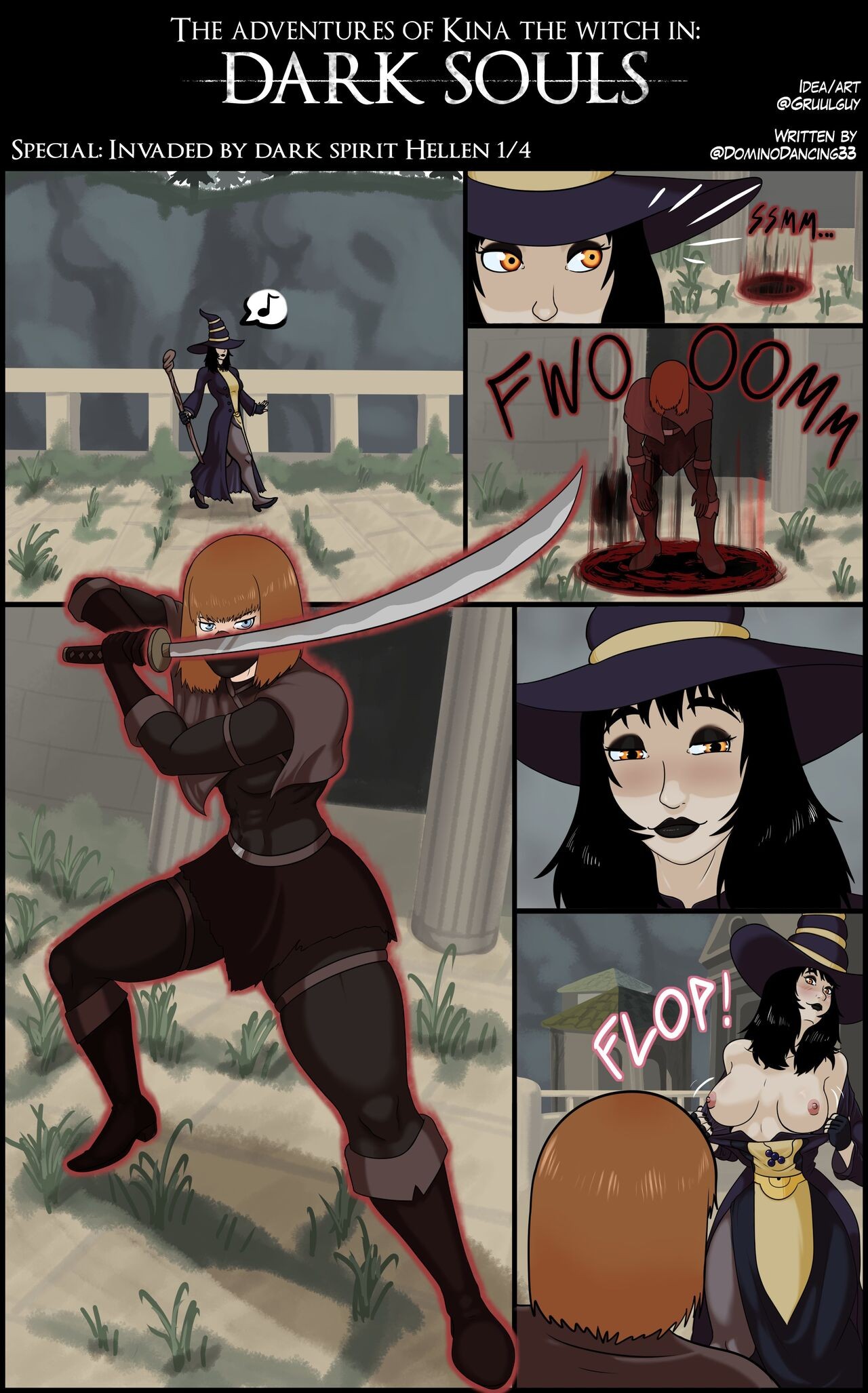 The Adventures Of Kina The Witch In Dark Souls Porn Comic english 10