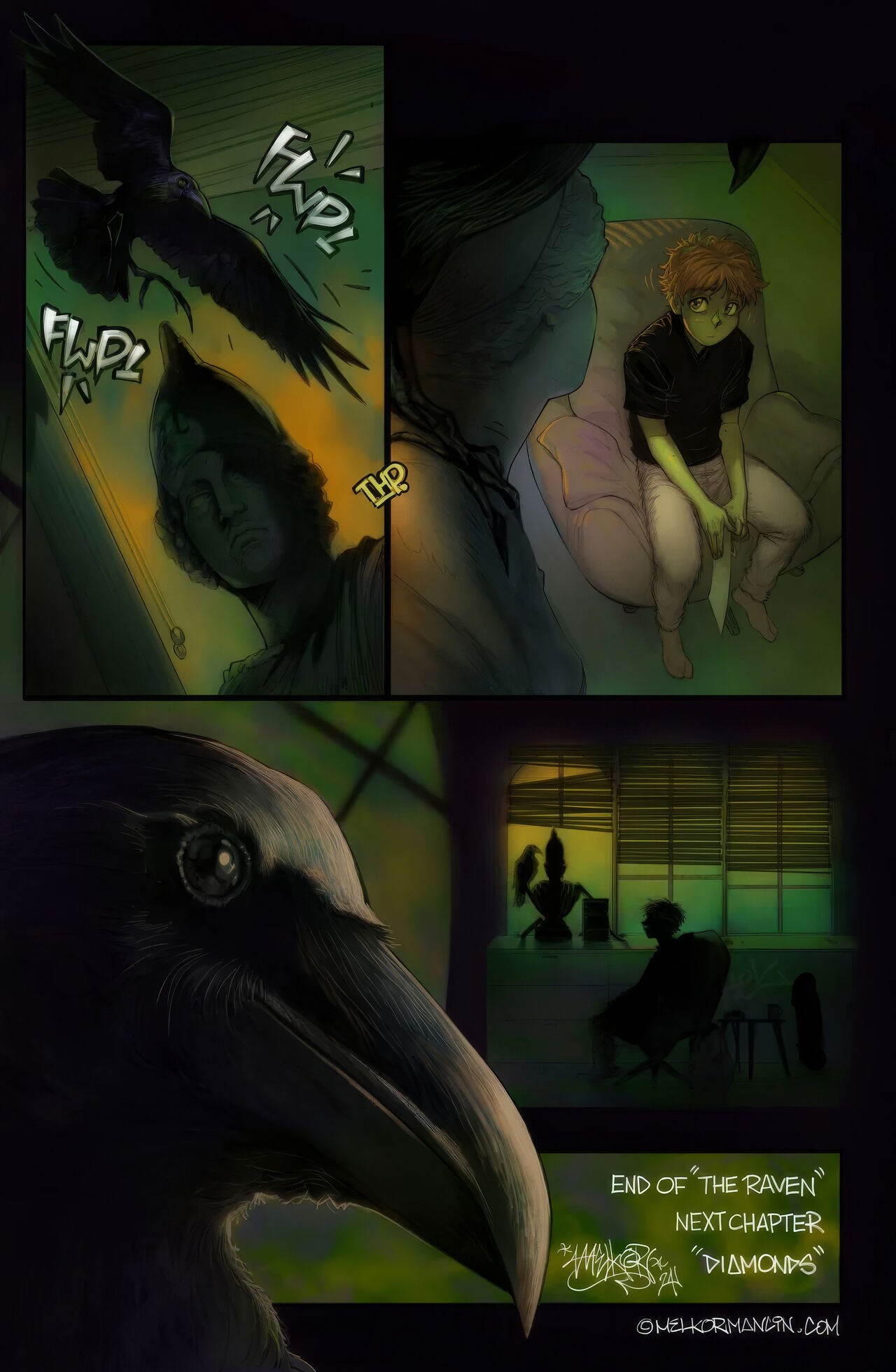 The Raven Porn Comic english 27