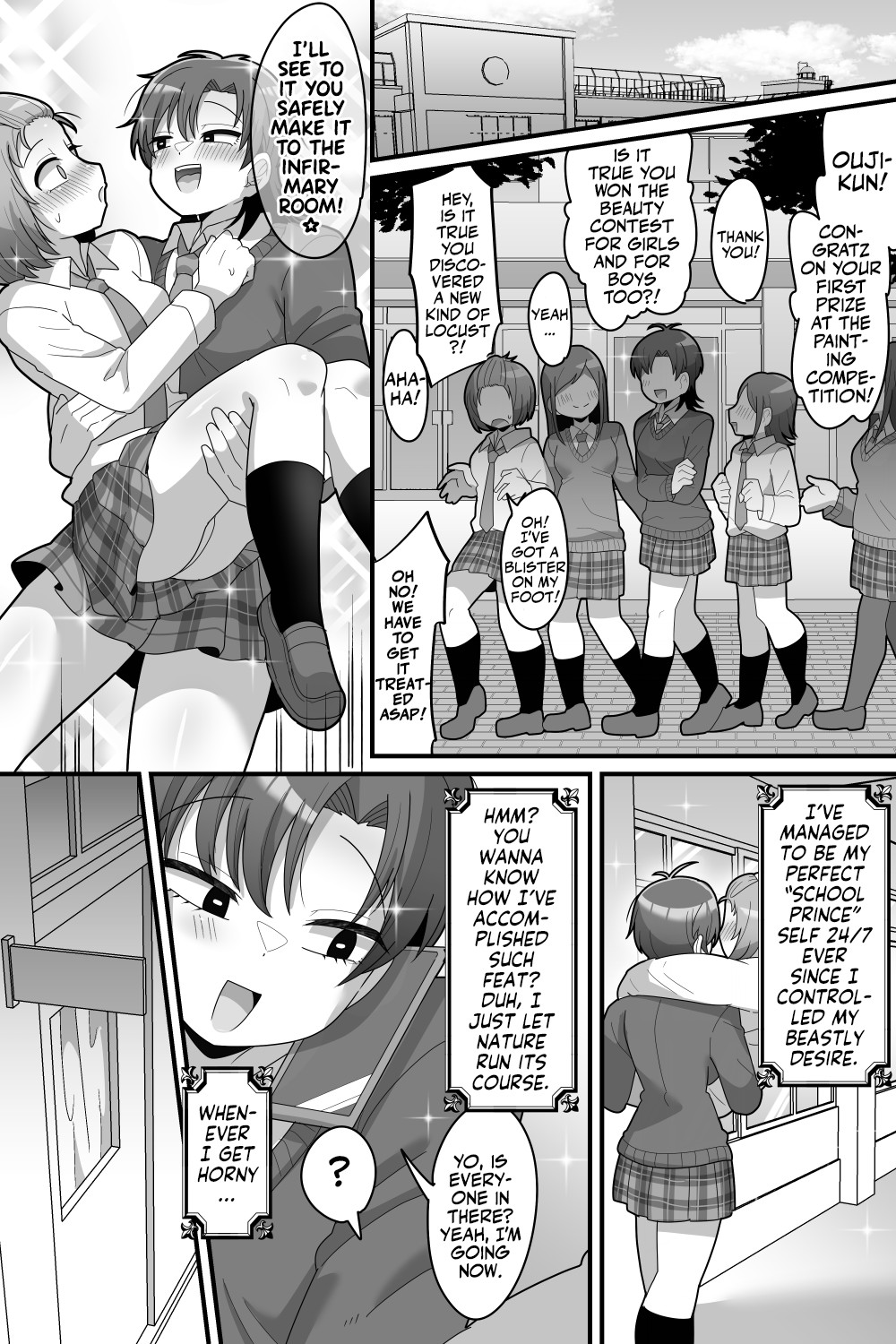 The School Prince Vs Futa Monster Cock Porn Comic english 40