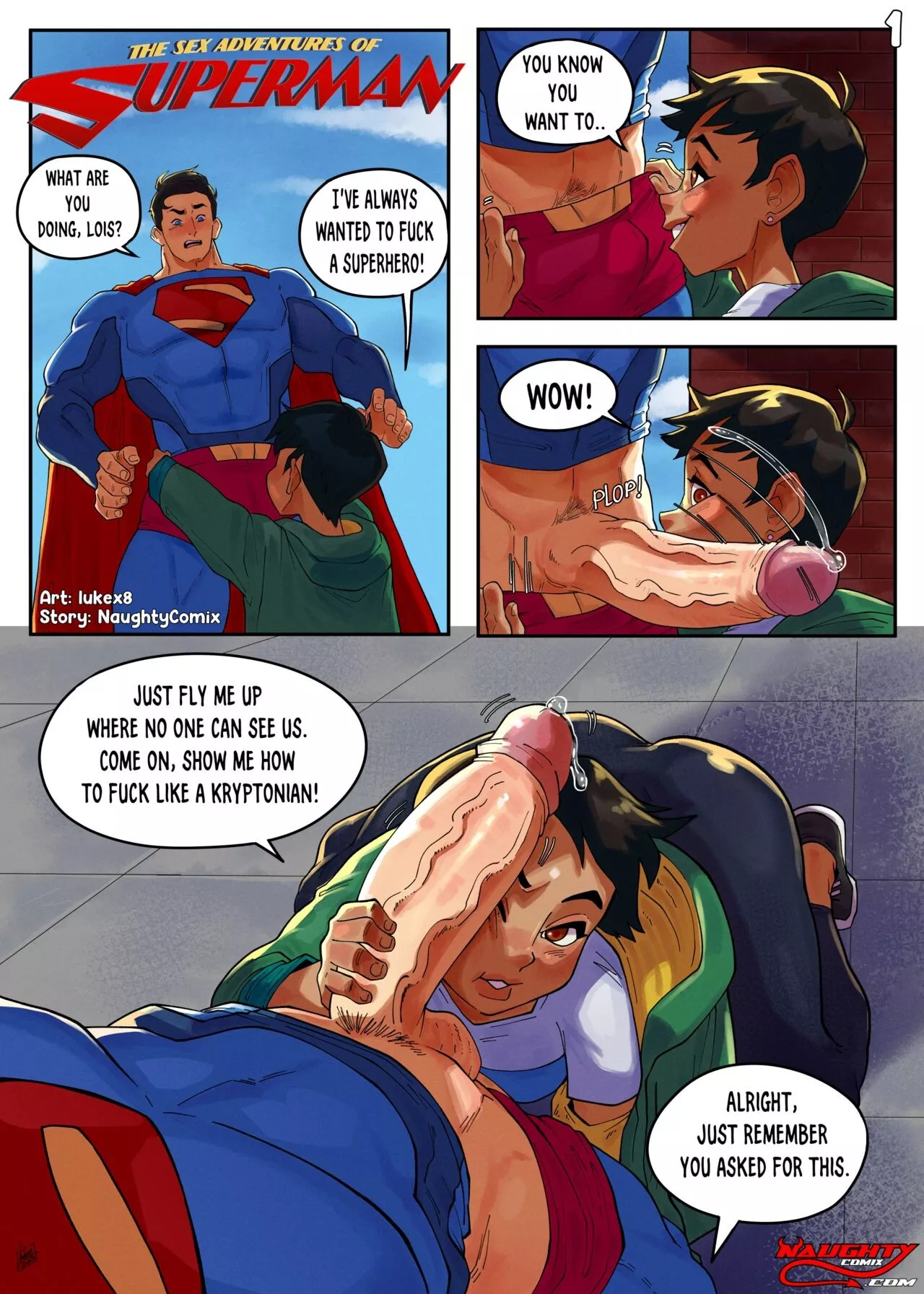 The Sex Adventures Of Superman (Superman) [Naughty Comix (Lukex8)] -  English - Porn Comic