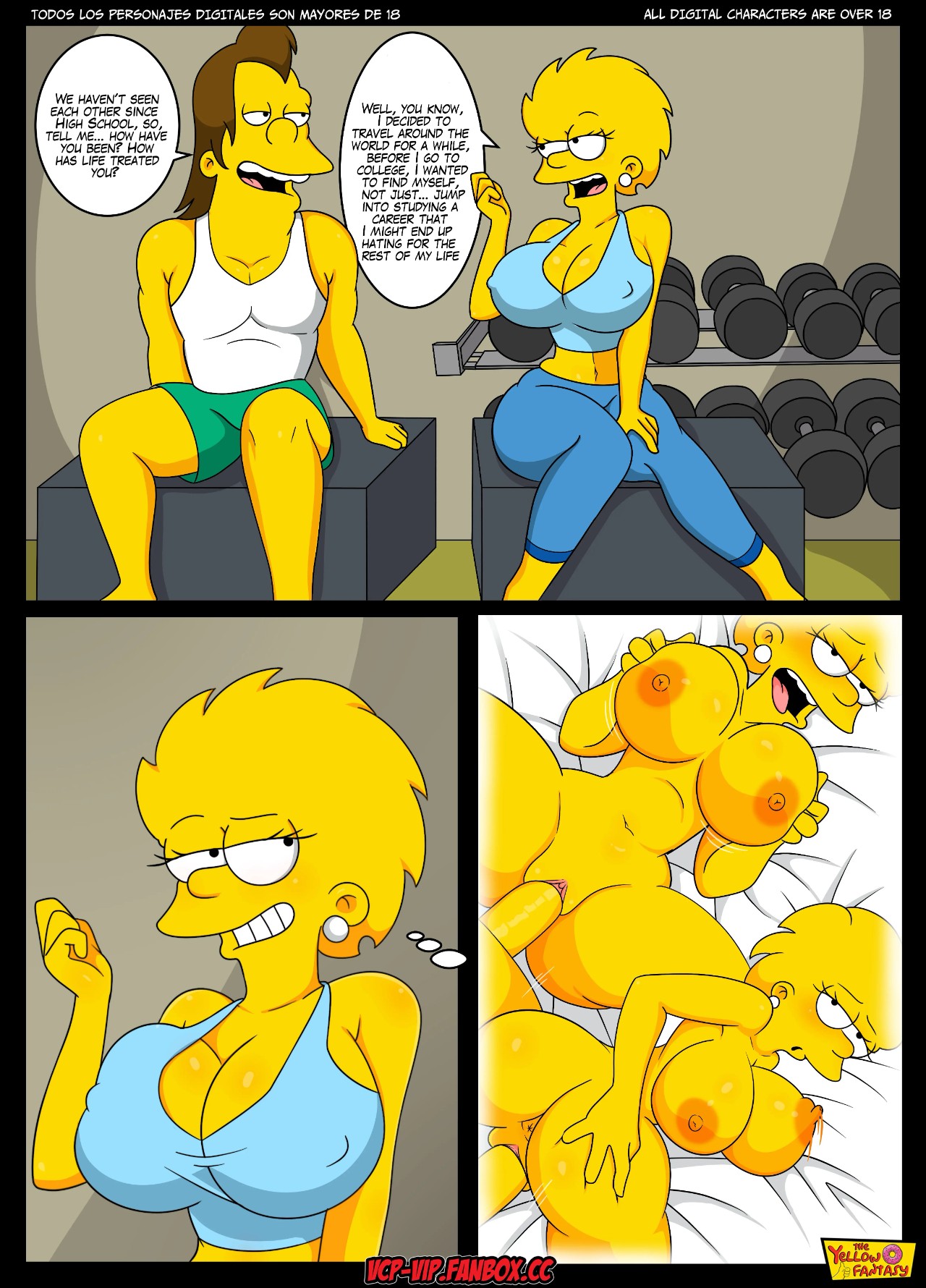 The Yellow Fantasy Part 8: Nelson’s Tutor Porn Comic english 03