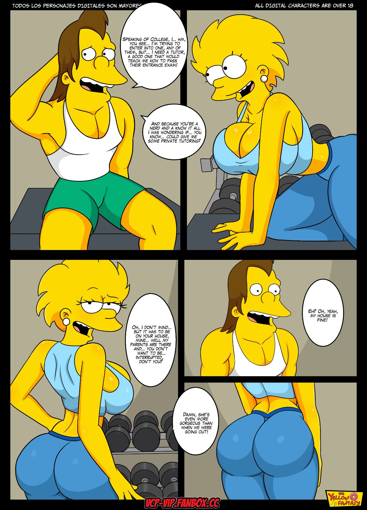 The Yellow Fantasy Part 8: Nelson’s Tutor Porn Comic english 04