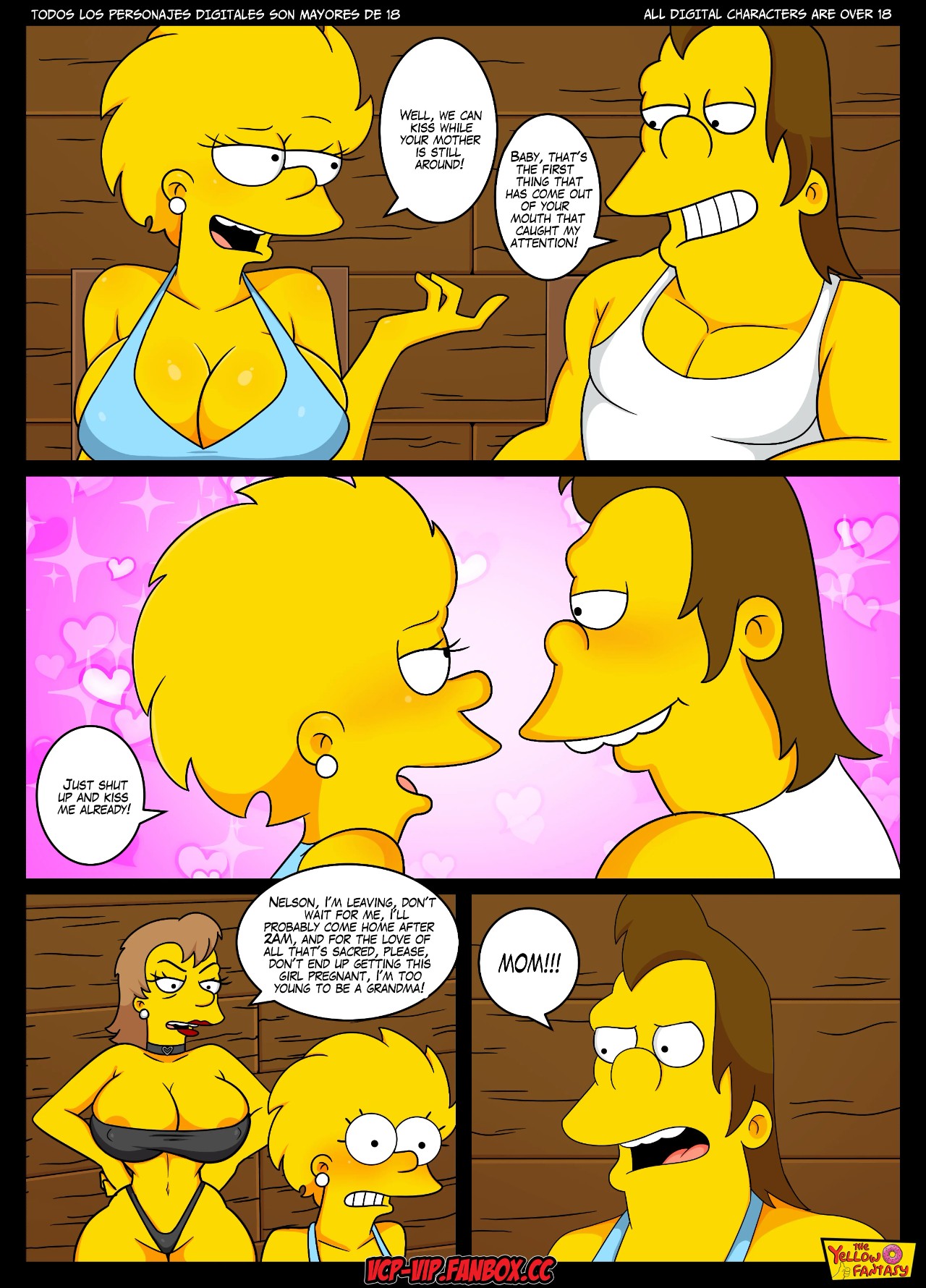 The Yellow Fantasy Part 8: Nelson’s Tutor Porn Comic english 06