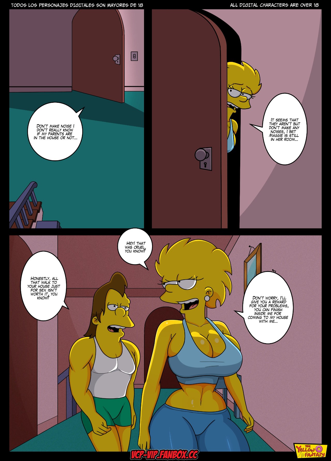 The Yellow Fantasy Part 8: Nelson’s Tutor Porn Comic english 13