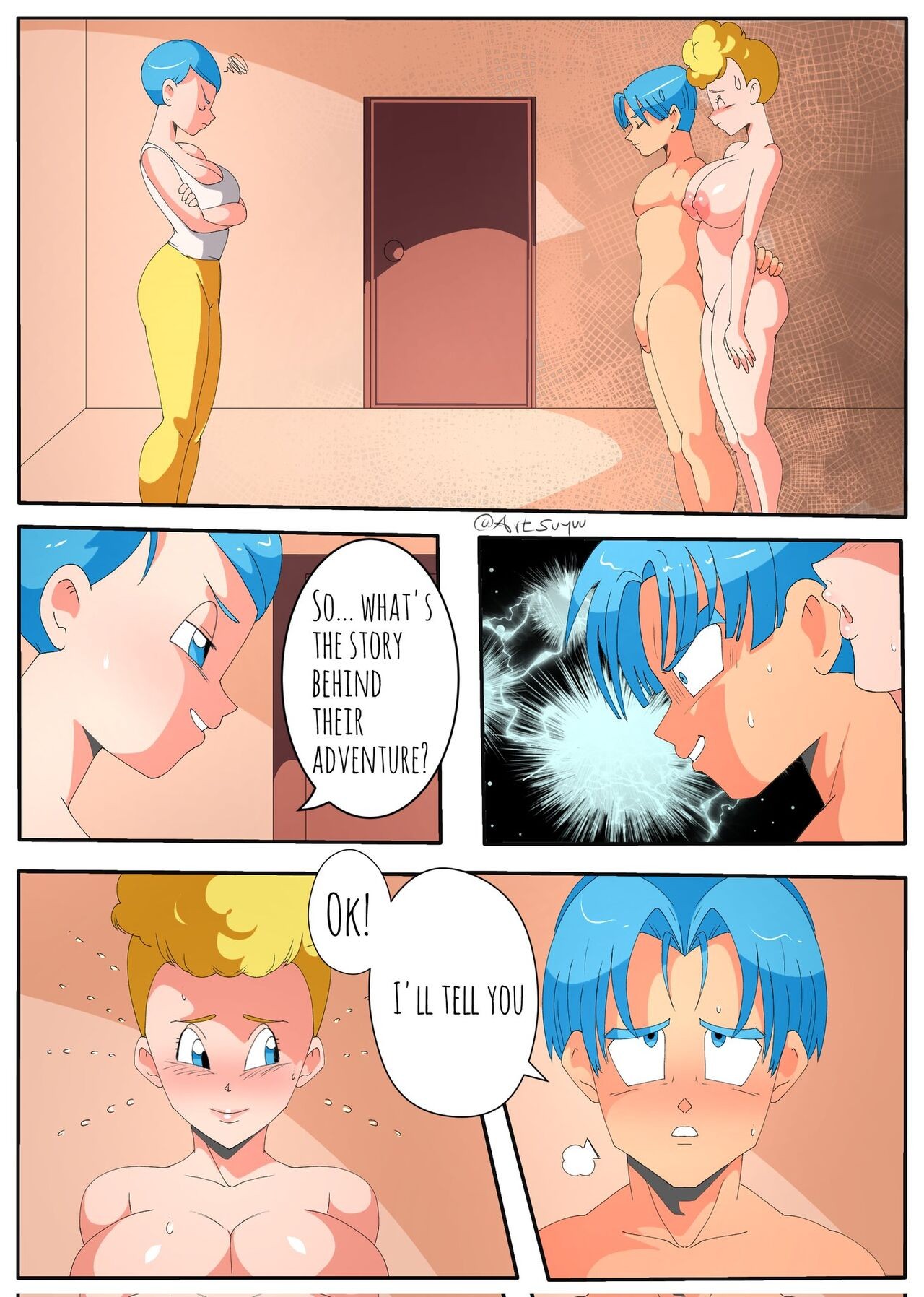 Trunks And Panchy Are Caught Porn Comic english 05