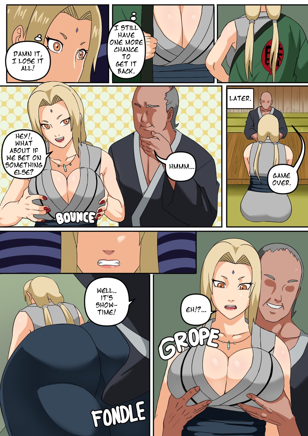 Tsunade & Ino Double Trouble Porn Comic english 03