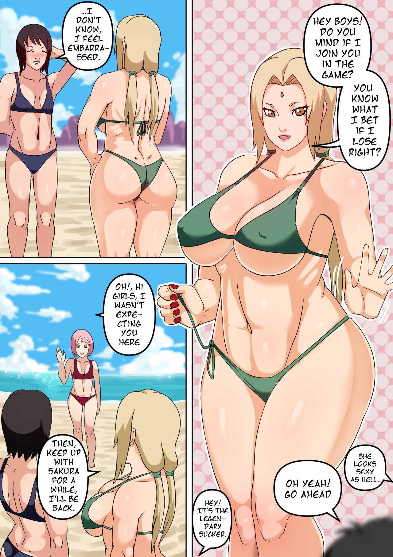 Tsunade & Ino Double Trouble Porn Comic english 17