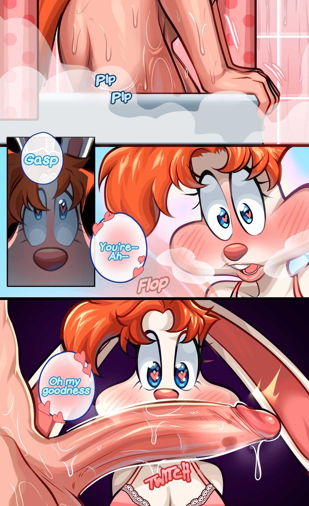 Who CREAMPIED! Rosey Rabbit  Porn Comic english 40