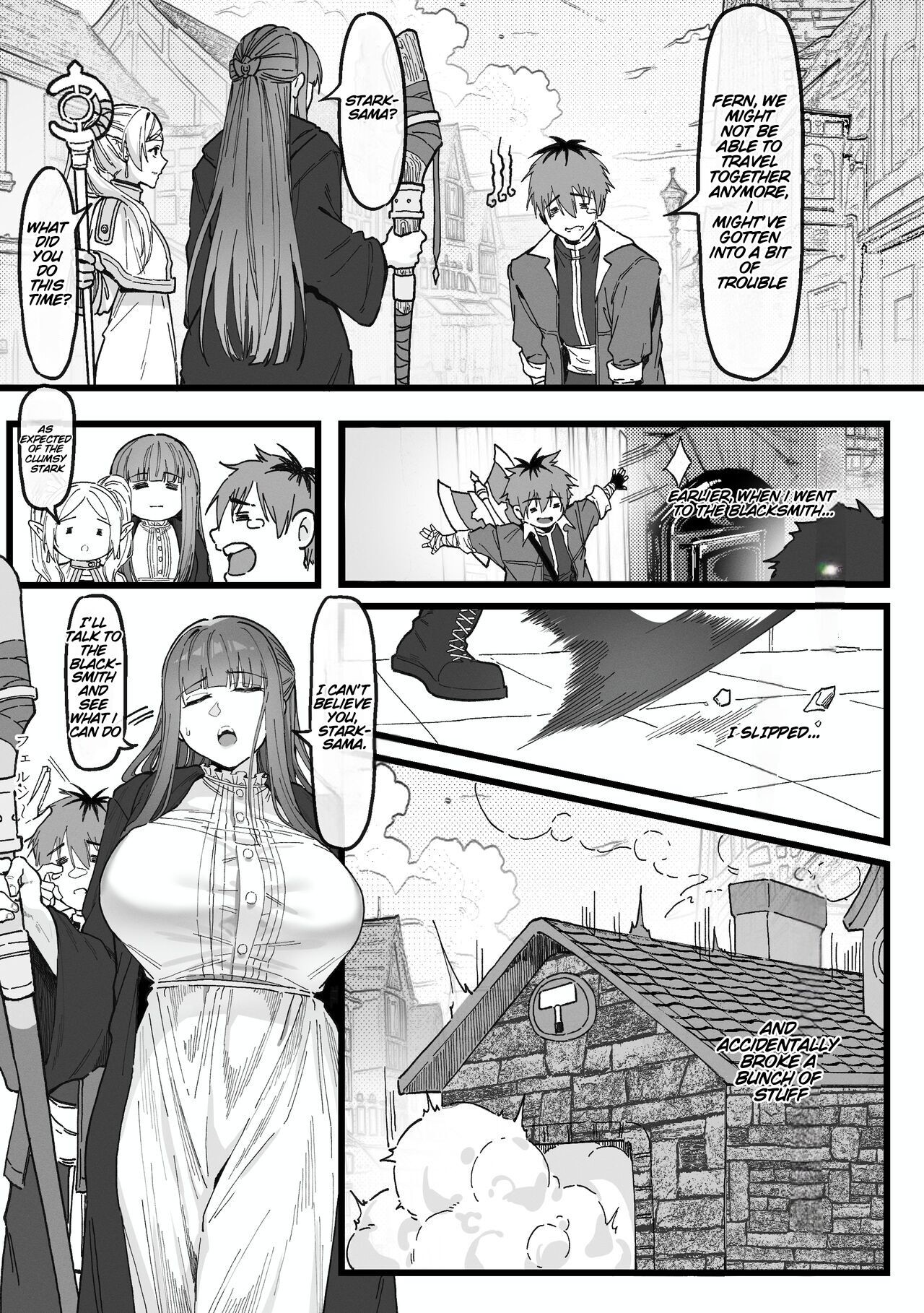 With The Clumsy Stark-sama Porn Comic english 02