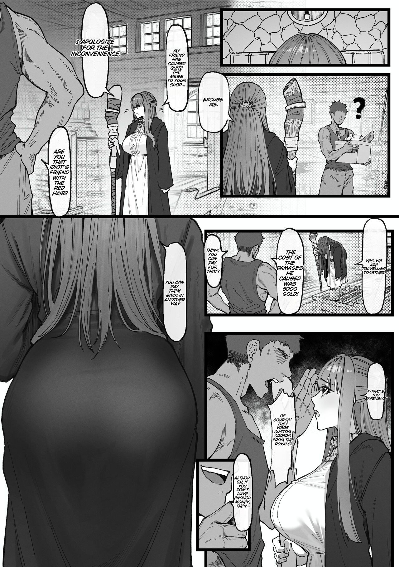 With The Clumsy Stark-sama Porn Comic english 03