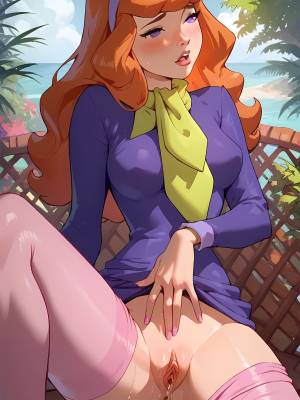 AI Generated: Daphne Blake Porn Comic english 07