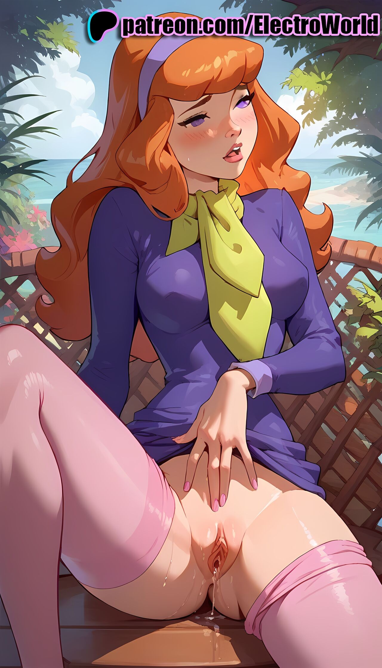 AI Generated: Daphne Blake Porn Comic english 07