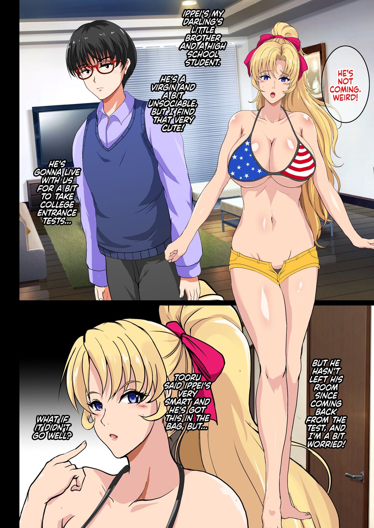 Blond Sister-in-Law NTR Porn Comic english 07